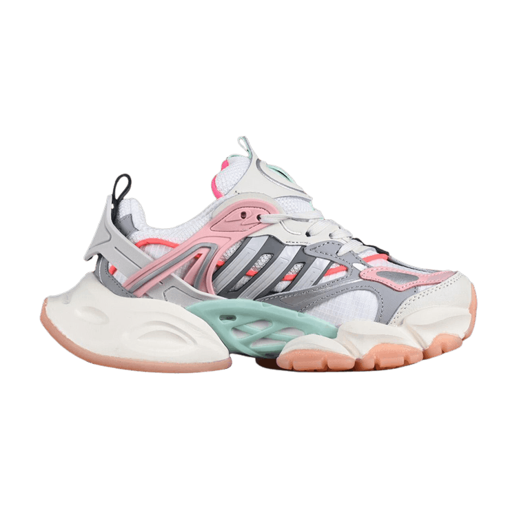 Adidas Wmns XLG Runner Deluxe 'White Grey Pink' — White/Light Grey/Dark Grey/Pink