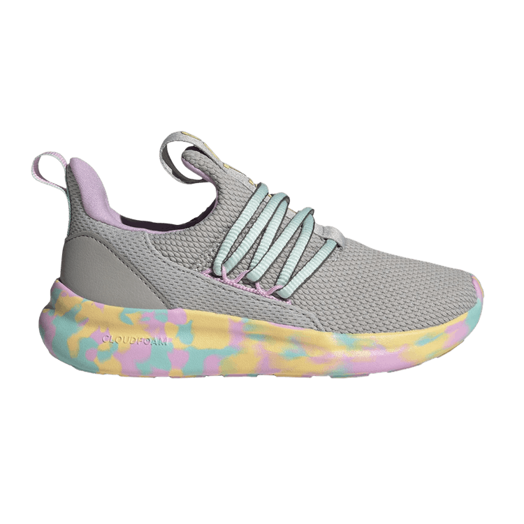 Adidas Lite Racer Adapt 7.0 K 'Grey Bliss Lilac' — Grey Two/Semi Flash Aqua/Bliss Lilac