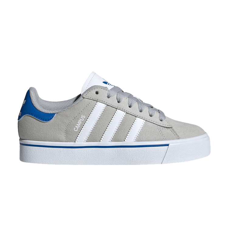 Adidas Campus Vulc J 'Grey White Blue' — Grey Two/Cloud White/Blue