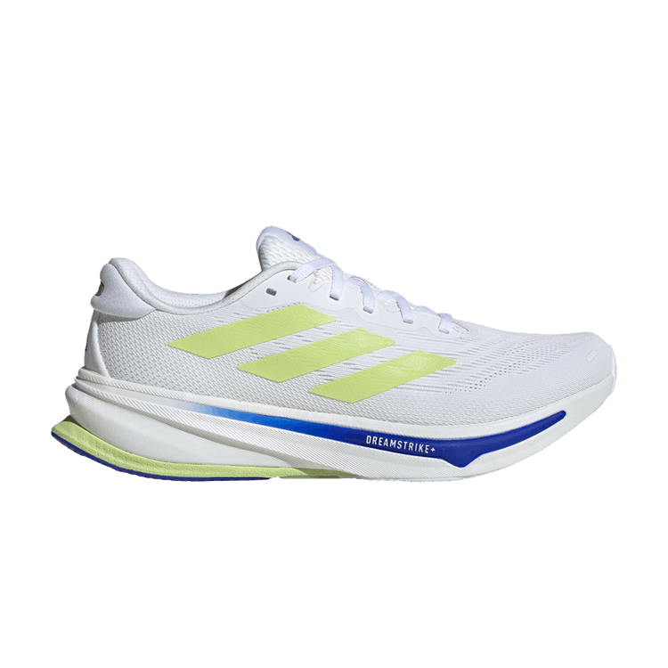 Adidas Supernova Rise 2 'White Blue Pulse Lime' — Cloud White/Zero Metallic/Pulse Lime