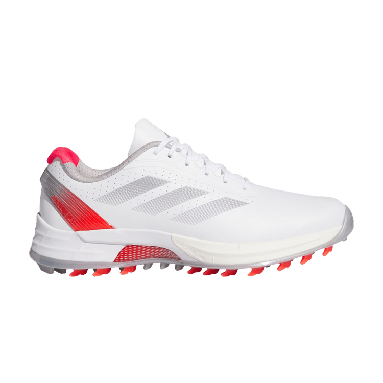 adidas Wmns Adizero ZG Spikeless Golf 'White Lucid Red' — Cloud White/Silver Metallic/Lucid Red