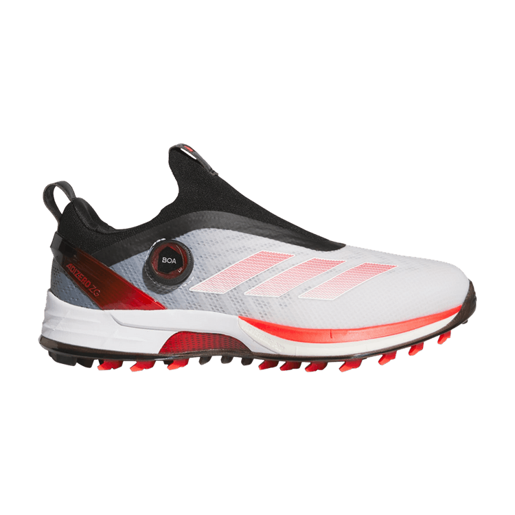 adidas Adizero ZG BOA Spikeless Golf 'White Lucid Red' — Cloud White/Lucid Red/Core Black