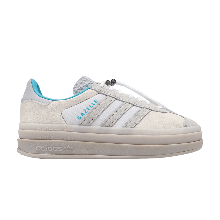 ORDINARY PEOPLE x adidas Wmns Gazelle Bold 'City of Seoul Pack - White' — Cloud White/Light Blue/Light Solid Grey