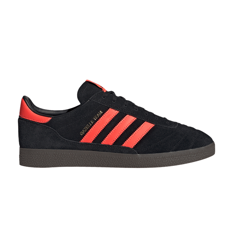 Adidas Gazelle Team 'Black Solar Orange' — Core Black/Solar Orange/Footwear White