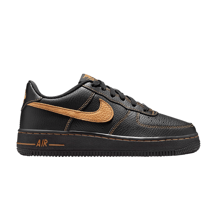 Nike Air Force 1 LV8 GS 'Black Desert Ochre' — Black/Desert Ochre