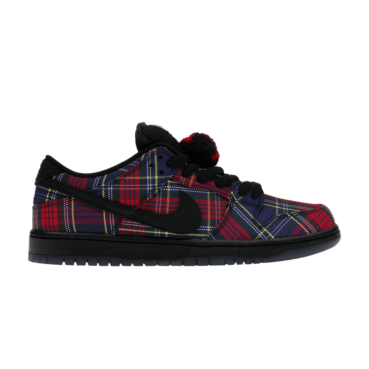 Nardwuar x Nike Dunk Low SB 'Tam O' Shanter Hat' — University Red/Black/Yellow Strike/Deep Royal Blue