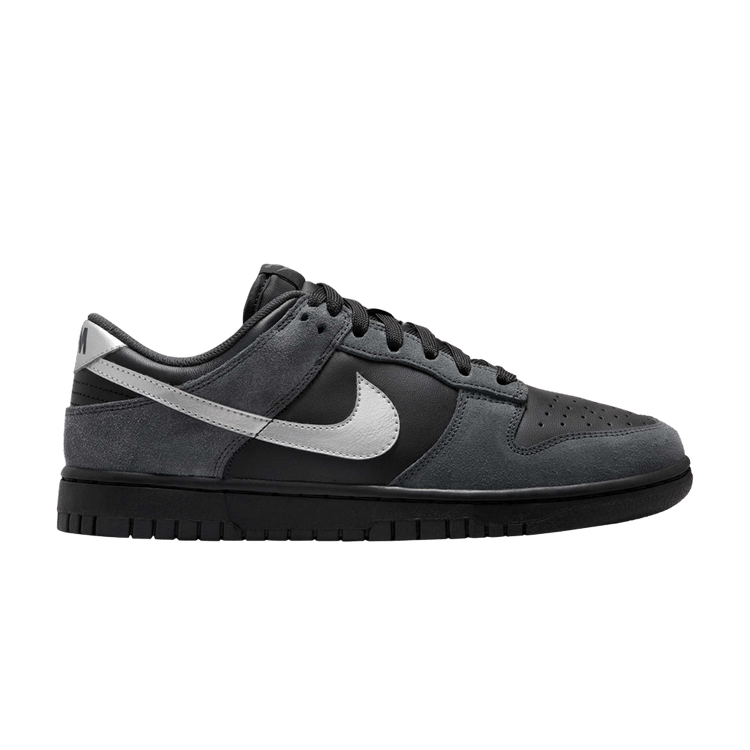 Nike Wmns Dunk Low 'Black Anthracite Silver' — Black/Anthracite/Metallic Silver
