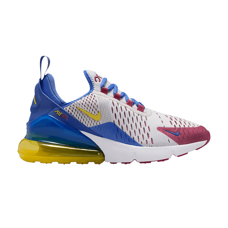 Nike Air Max 270 GS 'Pearl Comet Blue Beet' — Soft Pearl/Comet Blue/Sweet Beet/Bright Citron