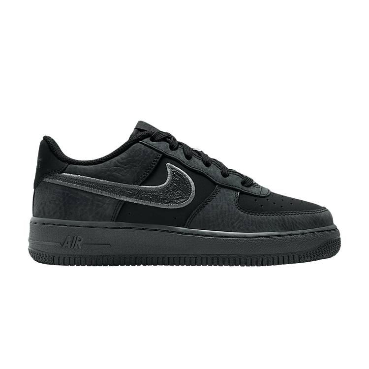 Nike Air Force 1 LV8 3 GS 'Black Smoke Grey' — Black/Smoke Grey/Dark Smoke Grey