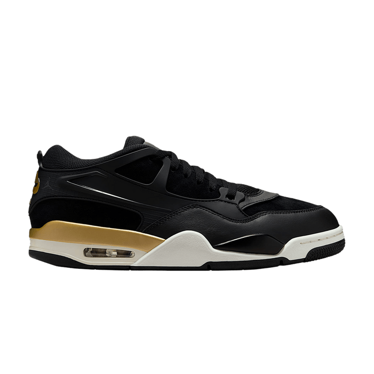 Air Jordan 4 RM 'Black/Sail/Team Gold/Metallic Gold' — Black/Sail/Team Gold/Metallic Gold