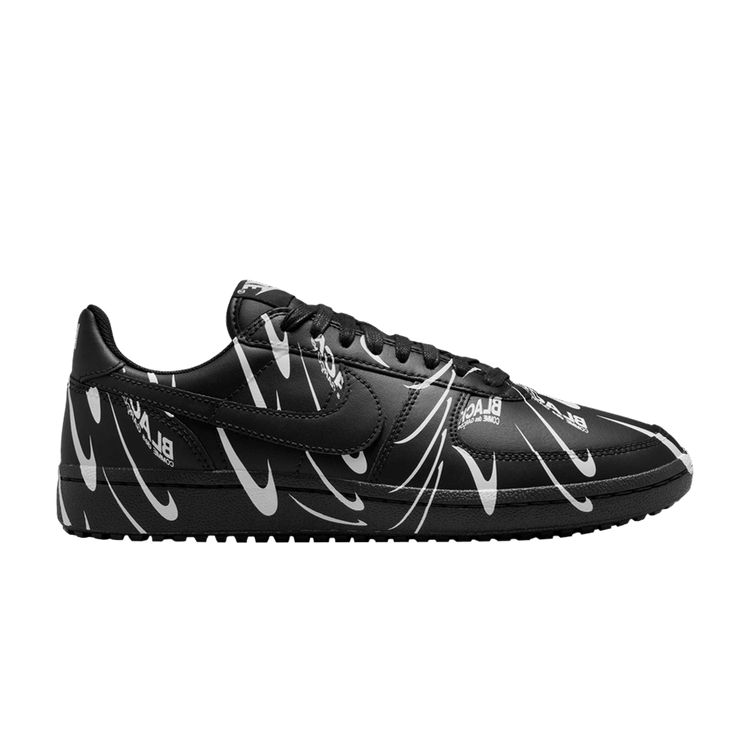 BLACK Comme des Garçons x Nike Wmns Field General 82 'Black White All-Over Print' — Black/White