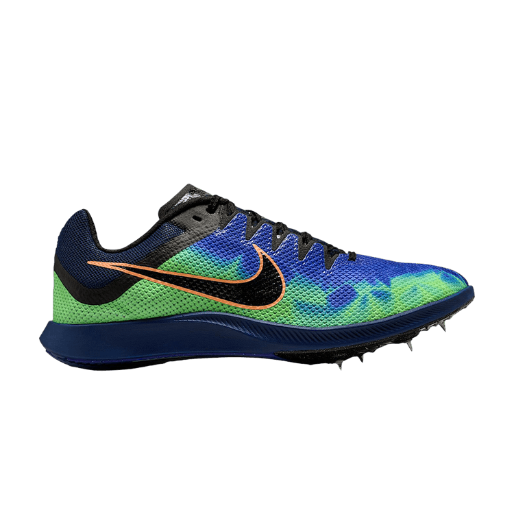 Nike Zoom Rival Distance 'Glam Dark Obsidian Indigo Burst' — Dark Obsidian/Indigo Burst/Green/Black