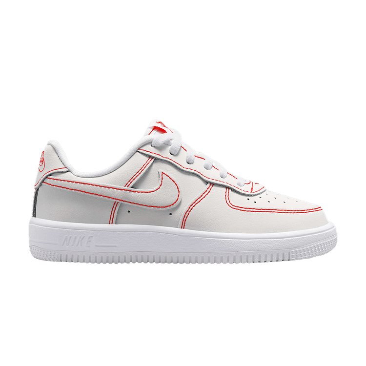 Nike Force 1 Low LV8 1 PS 'White University Red' — White/University Red