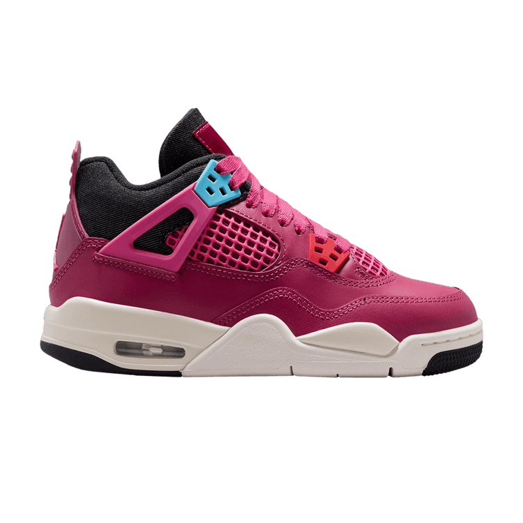 Air Jordan 4 Retro GS 'She's A Star' — Sweet Beet/Off-Noir/Chalk/Desert Pink