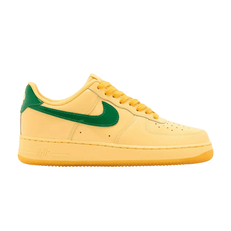 Nike Air Force 1 Low 'Patent Leather Topaz Gold' — Topaz Gold/Pine Gree-Light Laser Orange-Midas Gold