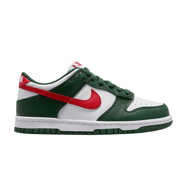 Nike Dunk Low GS 'Fir/White/University Red' — Fir/White/University Red