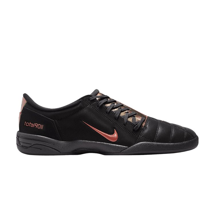 Nike Total 90 Premium Tiempo 'Black' — Black/Black/Red Sepia