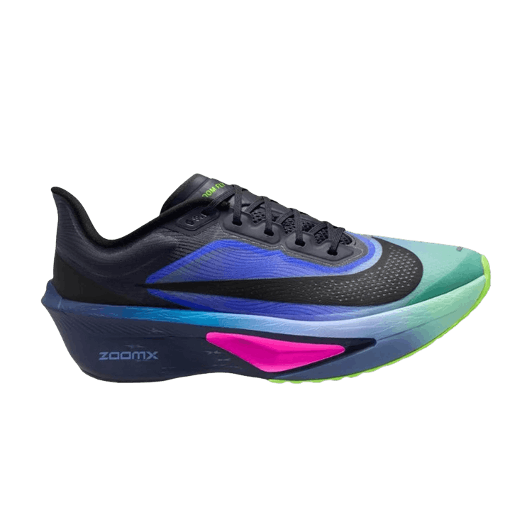 Nike Zoom Fly 6 'Glam Dark Obsidian Emerald' — Dark Obsidian/Racer Blue/Emerald Rise/Black