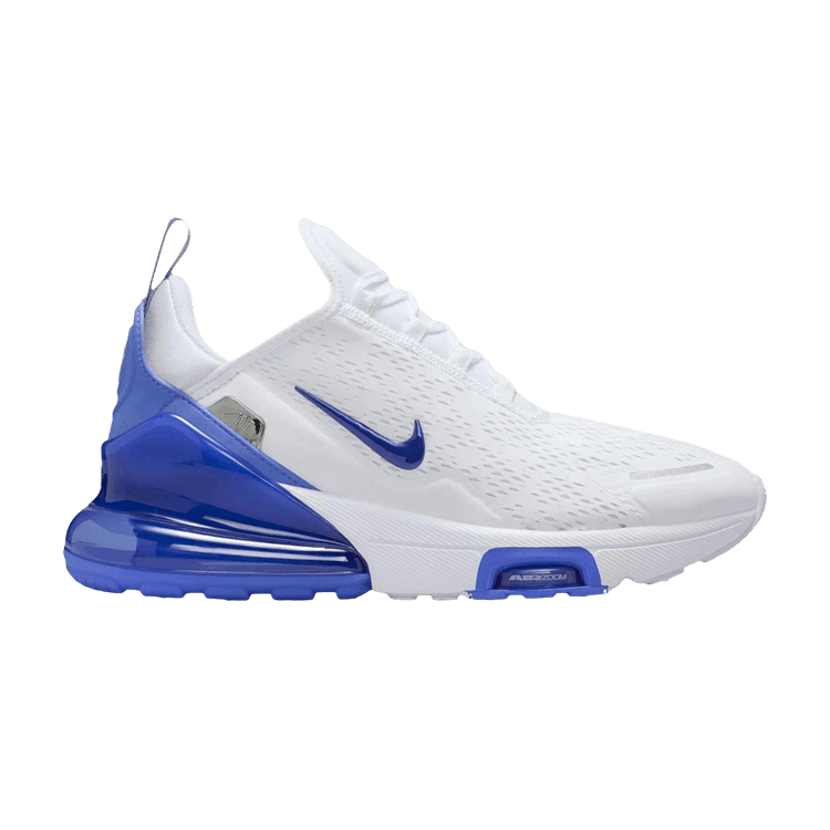 Nike Wmns Air Max 270 Premium 'White Sapphire' — White/Football Grey/Sapphire/Metallic Silver