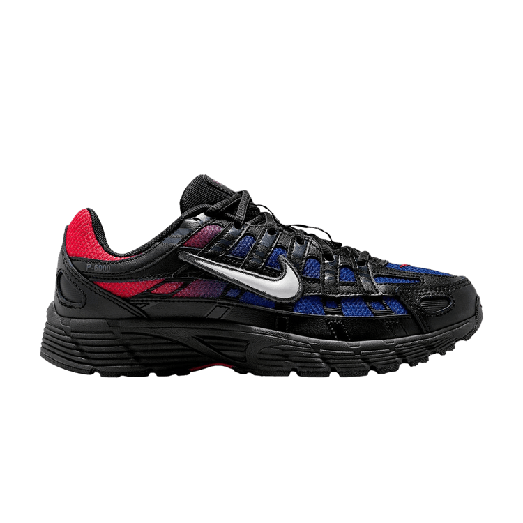 Nike P-6000 GS 'Black Bright Crimson' — Black/Bright Crimson/Game Royal/Off White