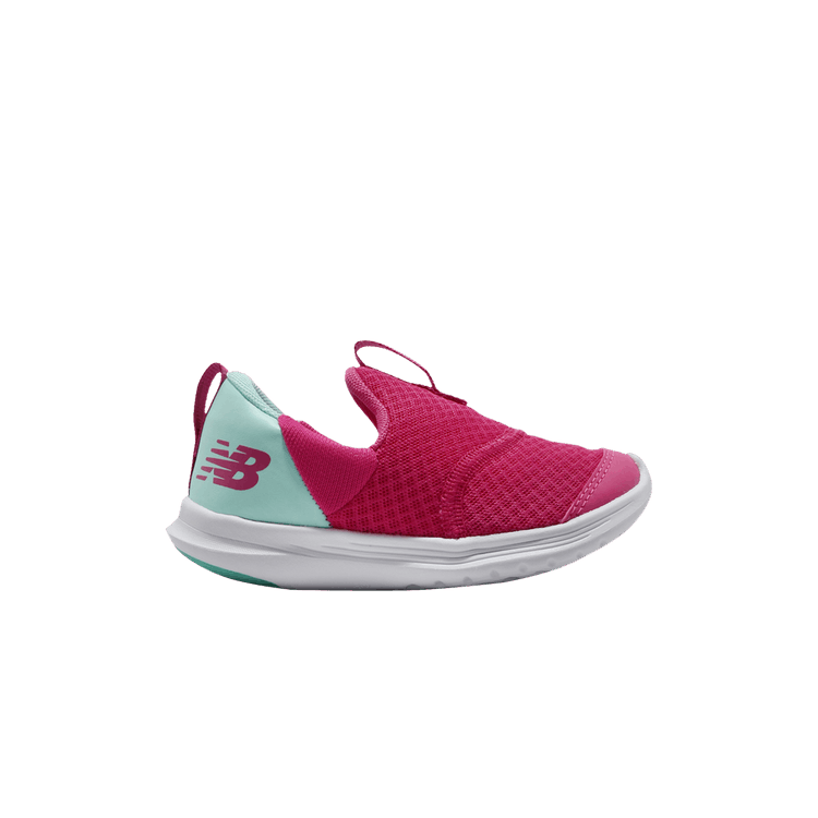 New Balance Step Toddler Wide 'Pink Flamingo' — Pink Flamingo/Blue/White
