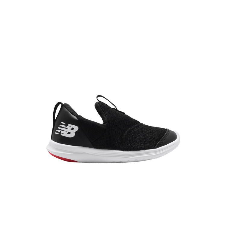 New Balance Step Toddler Wide 'Black' — Black/White/Red