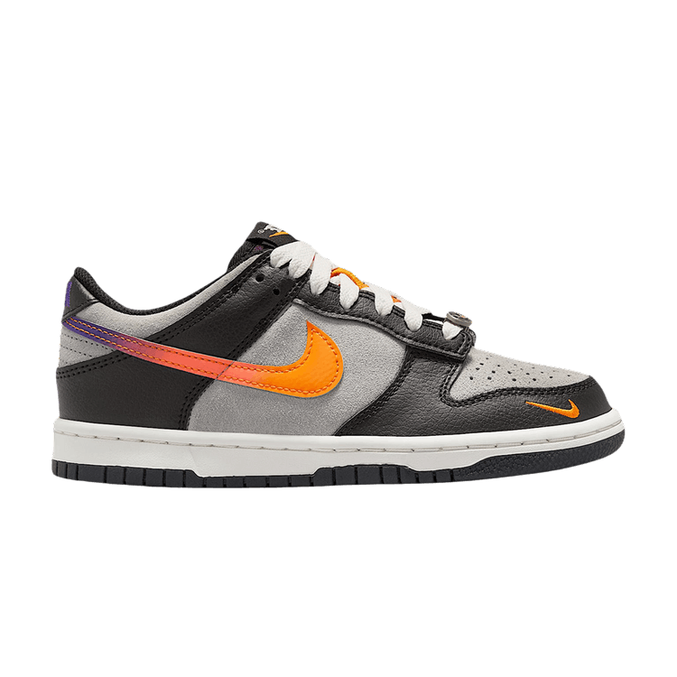 Nike Dunk Low GS 'Medium Grey' — Medium Grey/Black/Sail/Orange Peel