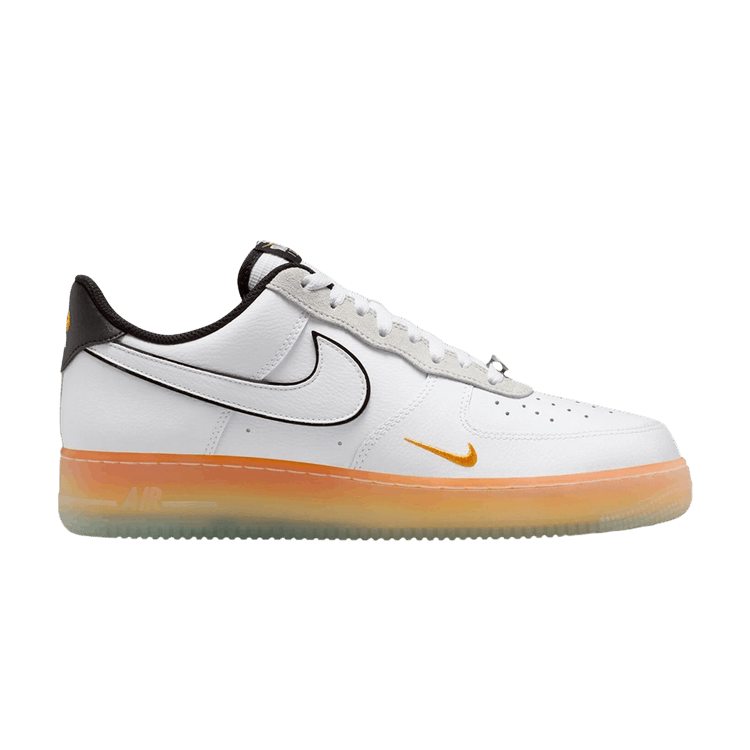 Nike Air Force 1 Low 'Basketball White' — White/Black/Orange Peel/White