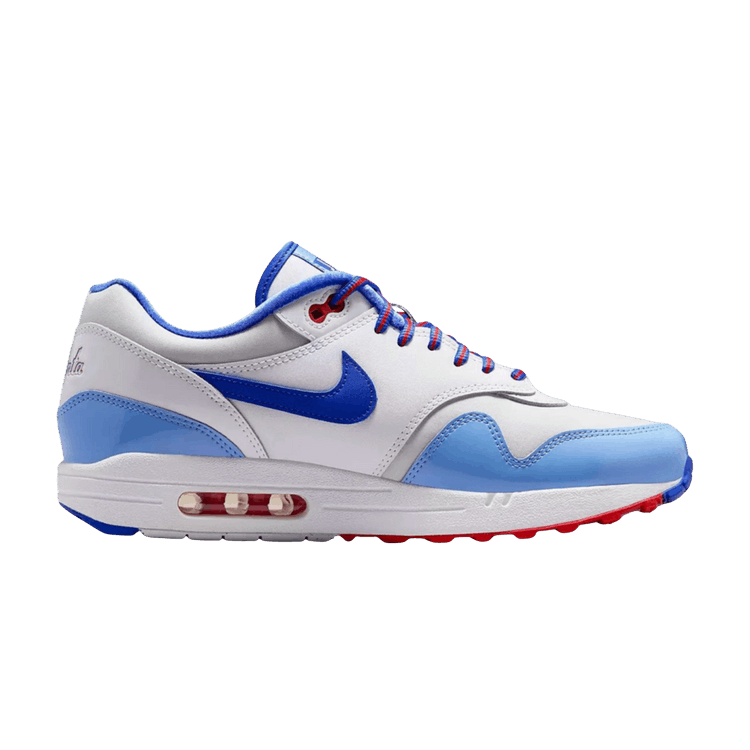 Nike Air Max 1 'Braves City Connect' — White/Hyper Royal-Dark Powder Blue-Speed Red