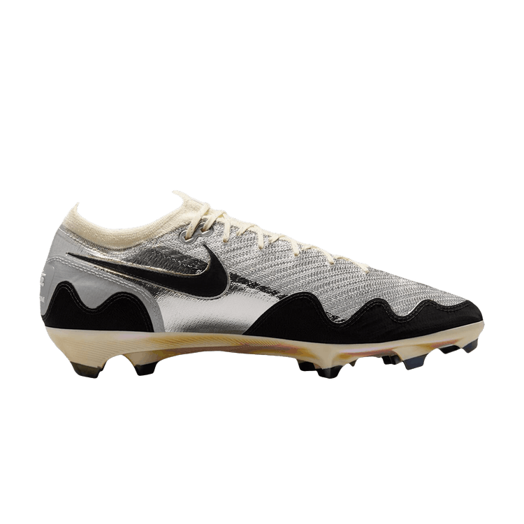 Patta x Nike Mercurial Zoom Vapor 16 Elite FG 'Waves Pack Black White' — Chrome/Black-White