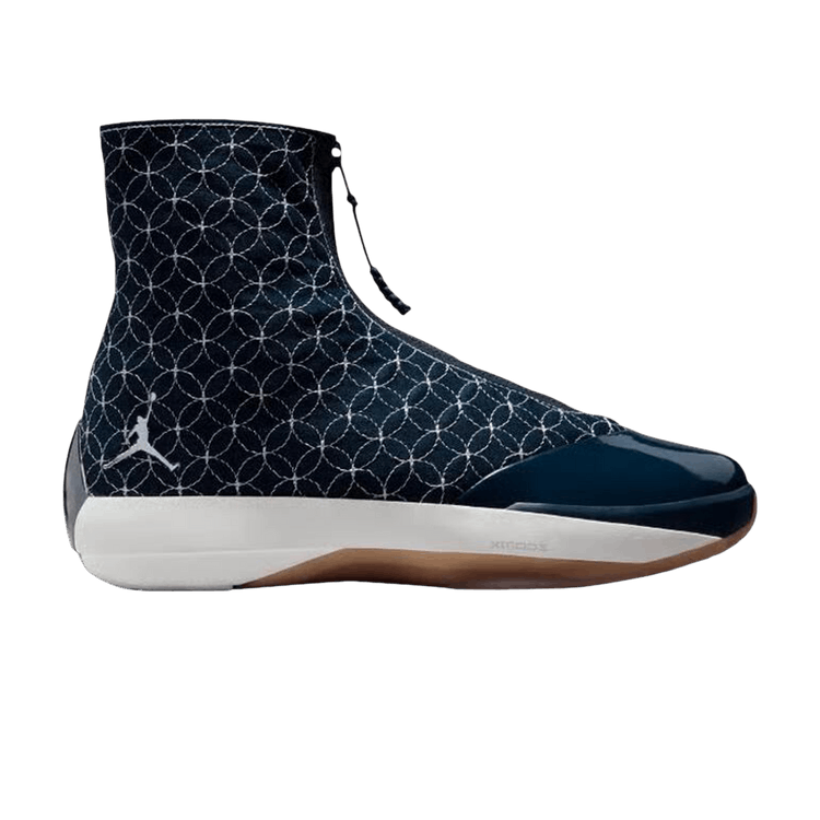 Air Jordan 4028 'Rui Hachimura' 'College Navy-Sail-Chrome' — College Navy-Sail-Chrome