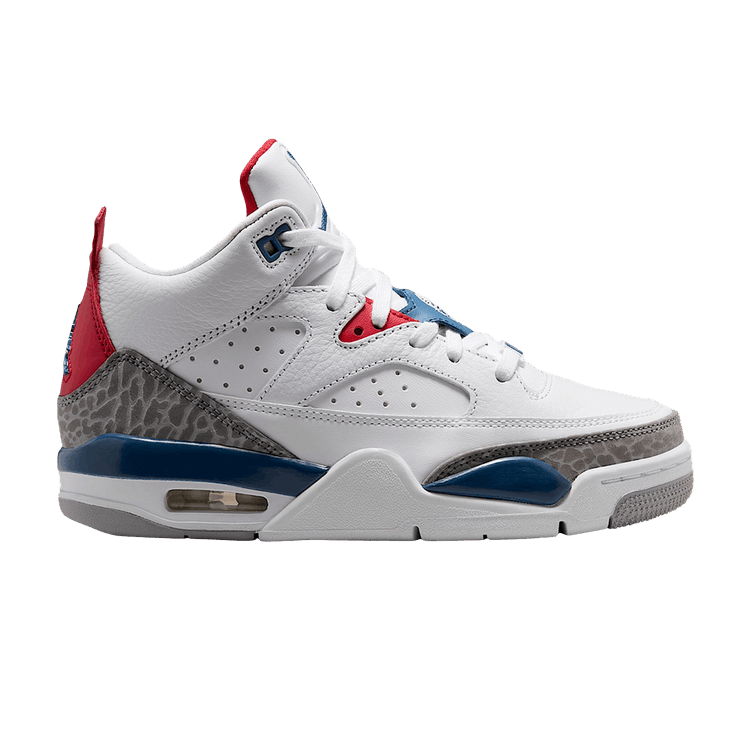 Air Jordan Son Of Mars Low GS 'White Varsity Red' — White/Varsity Red/Light Smoke Grey/True Blue