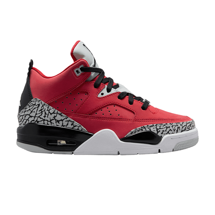 Air Jordan Son Of Mars Low GS 'Fire Red' — Fire Red/Grey Mist/White/Black