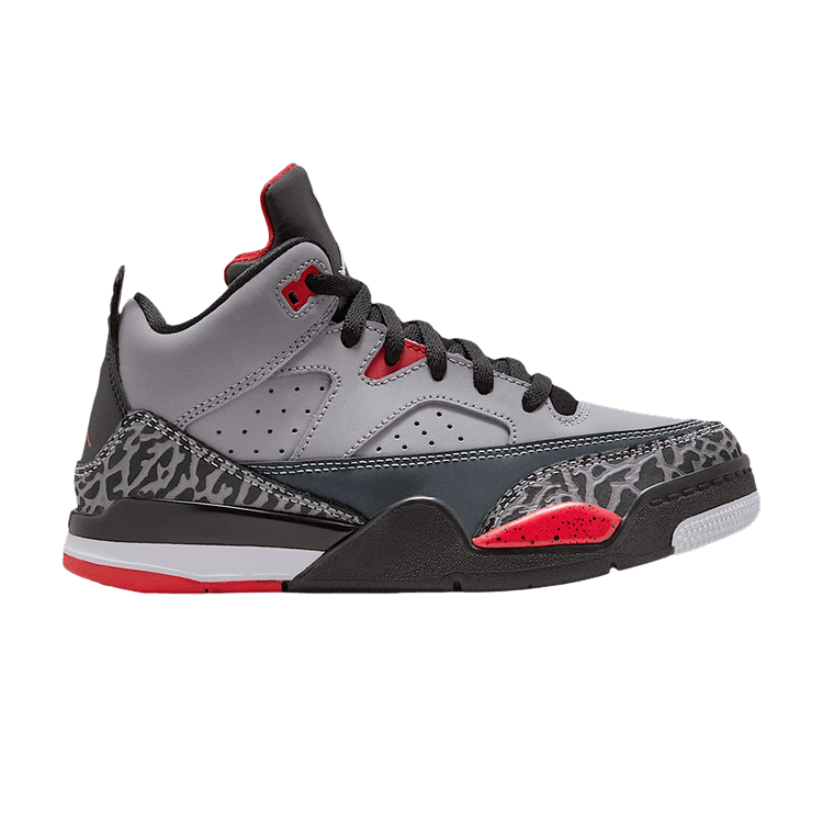 Air Jordan Son Of Mars Low PS 'Cement Grey Black Fire Red' — Cement Grey/Black/Fire Red/White