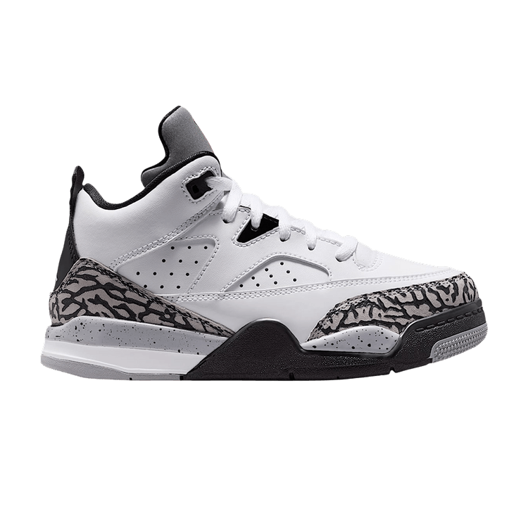 Air Jordan Son Of Mars Low PS 'White Black Cement Grey Gym Red' — White/Black/Cement Grey/Gym Red