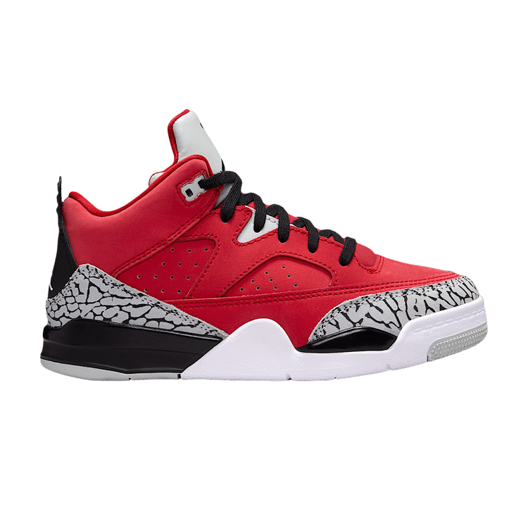 Air Jordan Son Of Mars Low PS 'Fire Red' — Fire Red/Grey Mist/White/Black