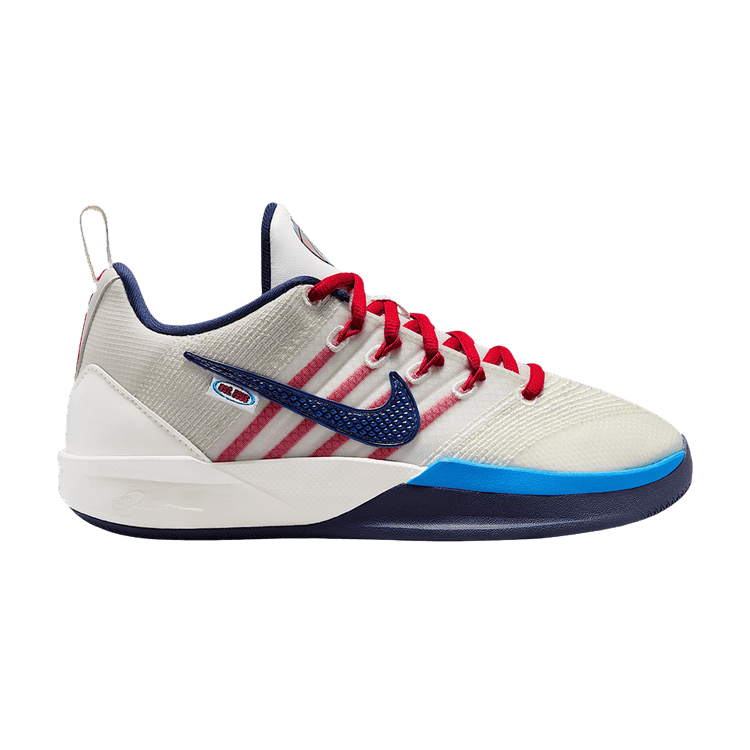 Nike Sabrina 3 GS 'WNBA 30th Anniversary' — Sail/Atom Red/Light Photo Blue/Midnight Navy