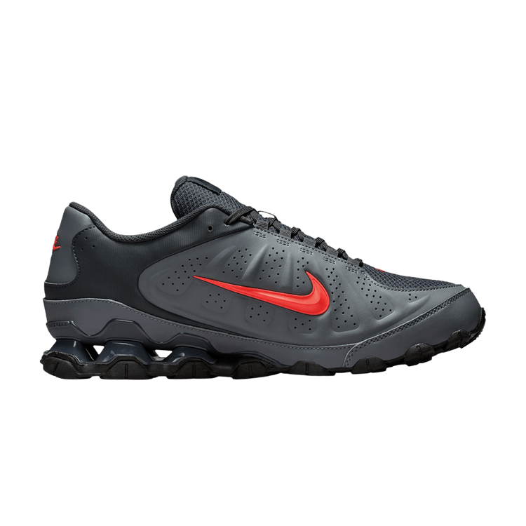 Nike Reax 8 TR 'Smoke Grey Bright Crimson Black' — Smoke Grey/Bright Crimson/Black