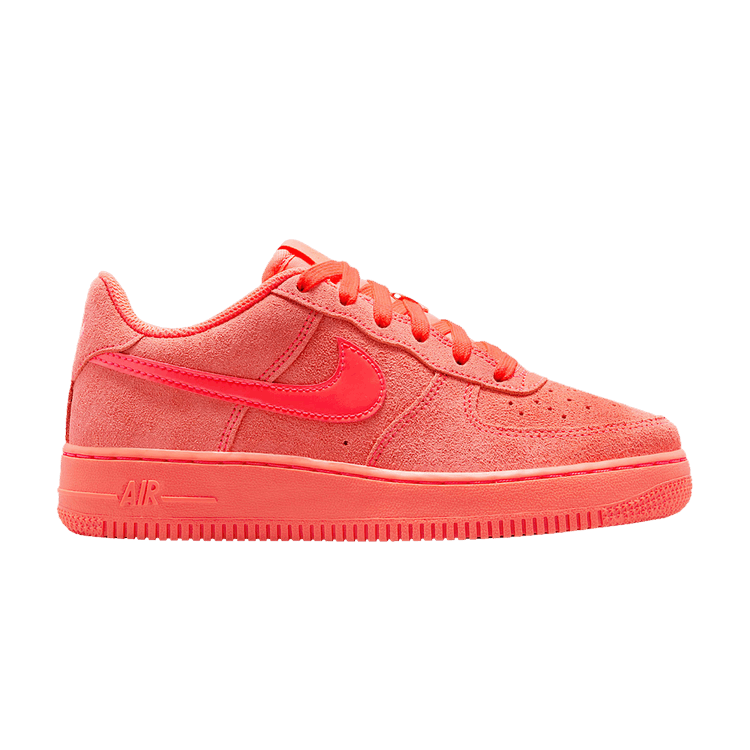 Nike Air Force 1 Suede Big Kid 'Hot Lava' — Hot Lava/Hot Lava/Hot Lava