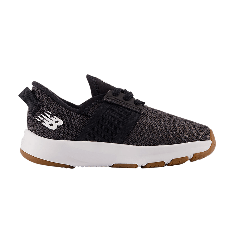 New Balance Dynasoft Nergize v3 Slip On Toddler Wide 'Black White Gum' — Black/White