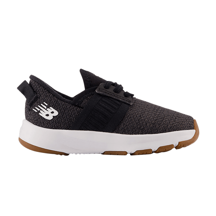 New Balance Dynasoft Nergize v3 Slip On Toddler 'Black White Gum' — Black/White