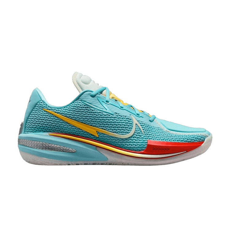 Titan x Dylan Harper x Nike GT Cut 1 'Bleached Aqua' — Bleached Aqua/Cashmere-Sport Gold-Chile Red-Metallic Silver-Glacier Blue