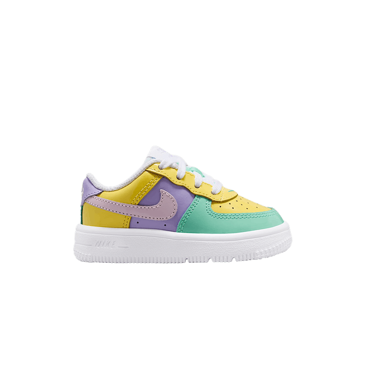 Nike Air Force 1 TD 'Easter' 2026 — Yellow Pulse/Hydrangeas/Emerald Rise/Pink Foam
