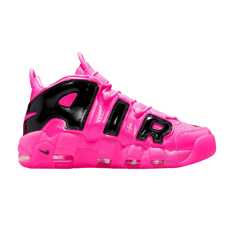 Nike Wmns Air More Uptempo 'Pink Blast' — Pink Black/Black-Pink Blast
