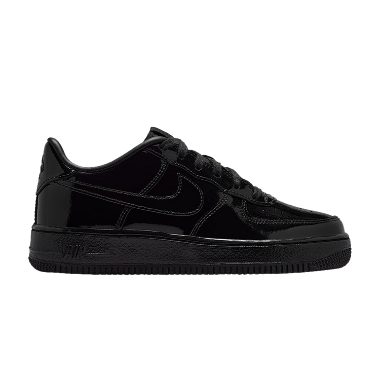Nike Air Force 1 GS 'Black' — Black/Black/Black