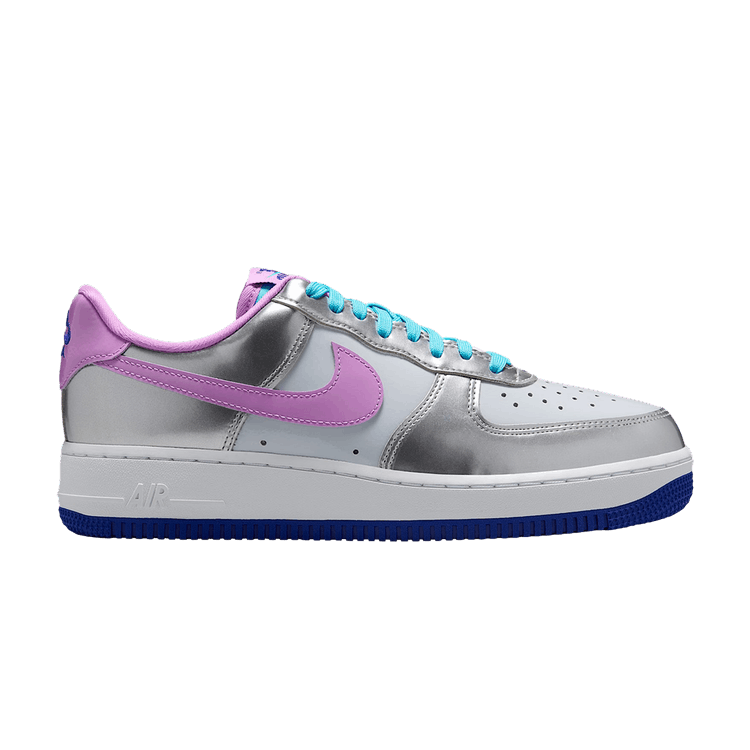 Nike Wmns Air Force 1 '07 'Wnba All-Star Weekend' — Chrome/Pure Platinum/Lagoon Pulse/Fuchsia Glow