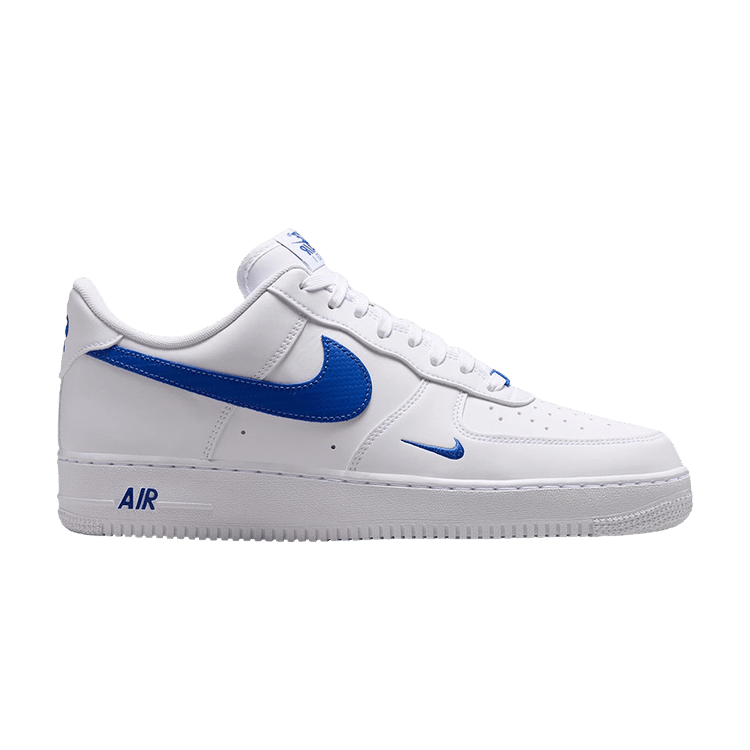 Nike Air Force 1 Low '07 'Carbon Fiber Swoosh - White Game Royal' — White/Game Royal