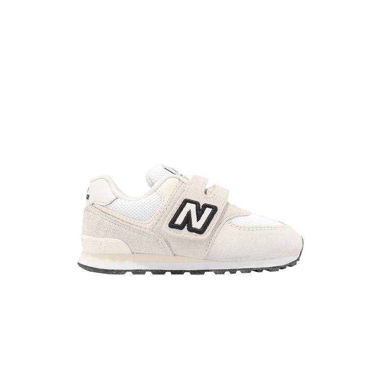 New Balance 574 Toddler Wide 'Nimbus Cloud Black' — Nimbus Cloud/Sea Salt/Black