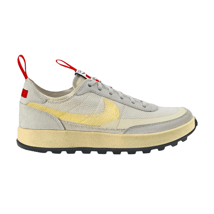 Tom Sachs x NikeCraft Wmns General Purpose 'Participation' — Light Bone/Soft Yellow-Light Cream-Sport Red-Black-Lemon Drop