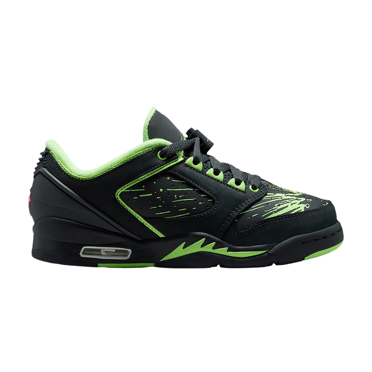 Air Jordan Sixty Plus Low GS 'Anthracite Lime Blast' — Anthracite/Lime Blast/Pink Blast/Anthracite